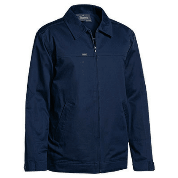 Bisley Men's Cotton Drill Jacket with Liquid Repellent Finish BJ6916