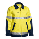 Bisley Men's Liquid Repellent Two Tone Hi Vis Jacket with Tape BJ6917T*