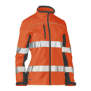 Bisley Women's Taped 2 Tone Hi Vis Soft Shell Jacket BJL6059T