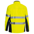 Bisley Women's Taped 2 Tone Hi Vis Soft Shell Jacket BJL6059T