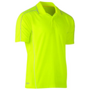 Bisley Mens Coolmesh Polo with Reflective Piping BK1425