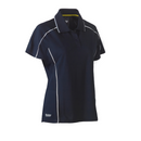 Bisley Women's Cool Mesh Polo with Reflective Piping BKL1425