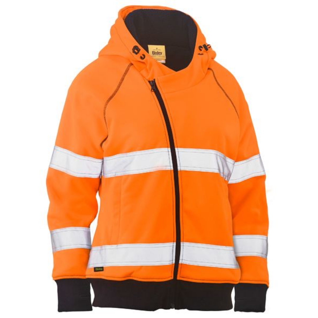Bisley Women's Taped Hi-Vis Fleece Hoodie BKL6819T