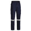 Bisley Men's 8 Pocket Cargo Pant 3M Reflective Tape BPC6007T