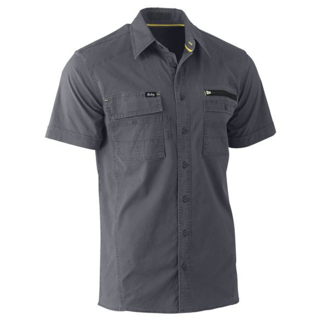 Bisley Men's FLX & MOVE Utility Shirt S/Sleeve BS1144