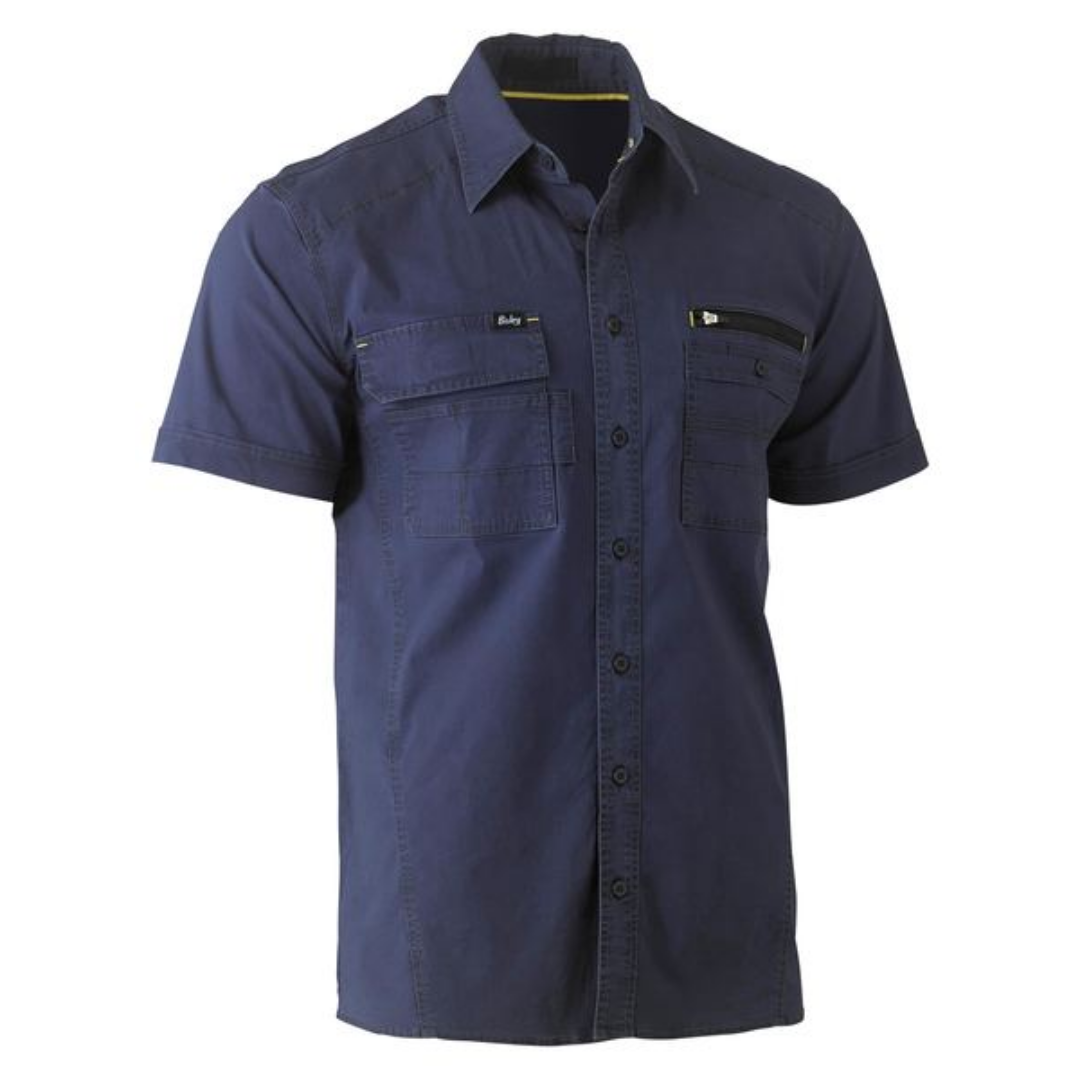Bisley Men's FLX & MOVE Utility Shirt S/Sleeve BS1144