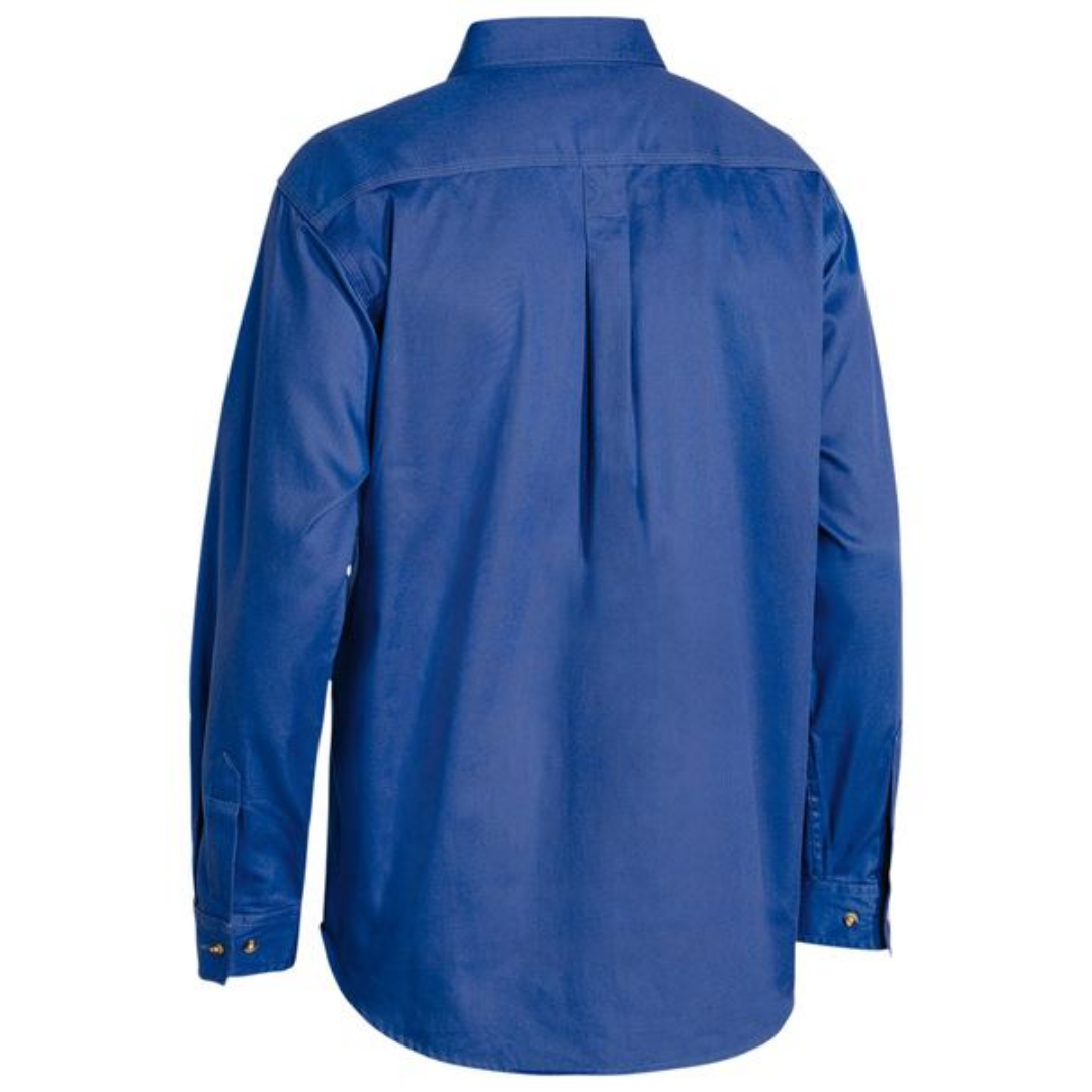 Bisley BSC6433 Men's Closed Front Cotton Drill Shirt