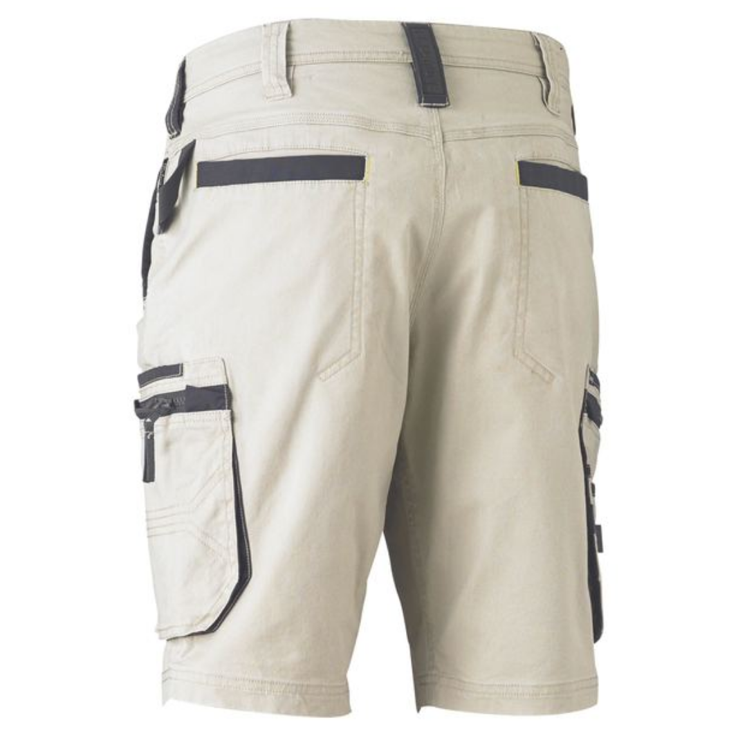 BSHC1330 Bisley Men's Flex & Move Stretch Zip Cargo Short
