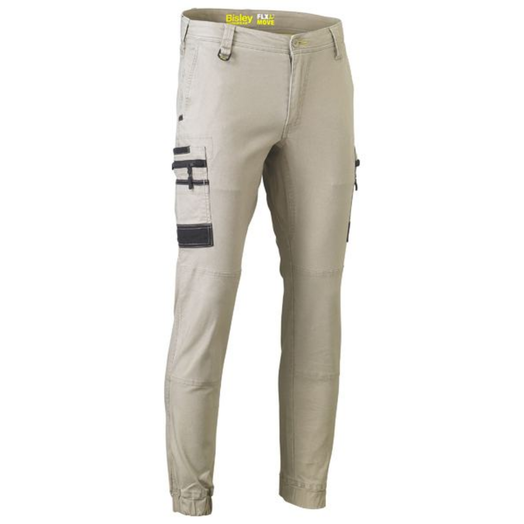 Bisley BPC6334 Men's FLX n Move Stretch Cargo Cuffed Pants