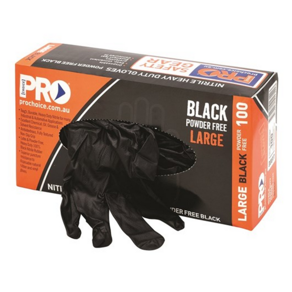 Disposable Nitrile Powder Free Gloves (Box 100)