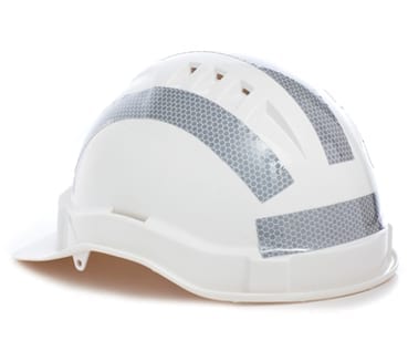 Curved Reflective Hardhat Stickers