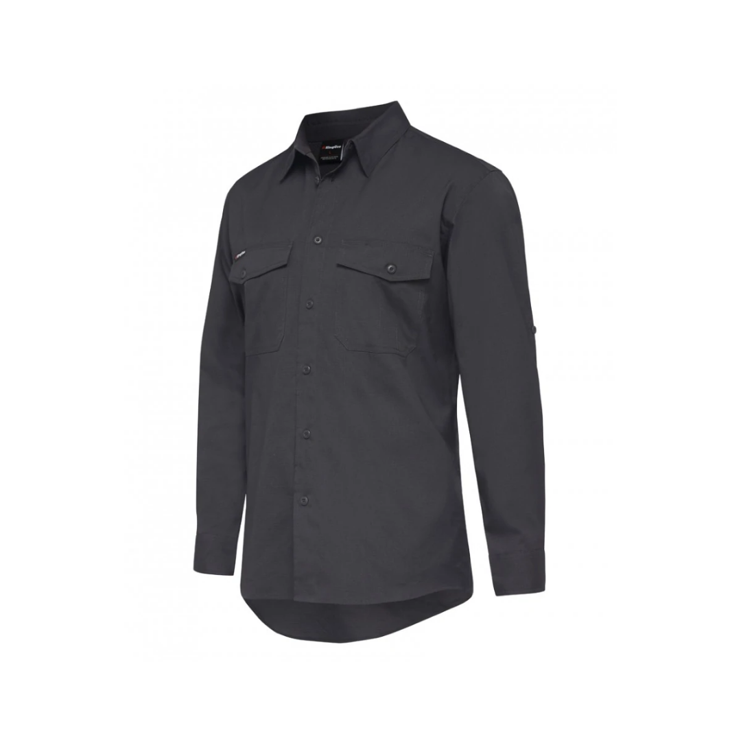 K14820 King Gee Men's WorkCool 2 Ripstop L/Sleeve shirt