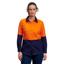 K44543 King Gee Workcool 2 Women's Hi Vis Spliced Shirt