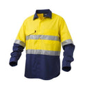 k54880 King Gee Men's Workcool 2 Hi Vis Reflective Spliced Shirt