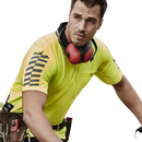 ZH320* Syzmik Men's Hi - Vis Komodo Work Polo