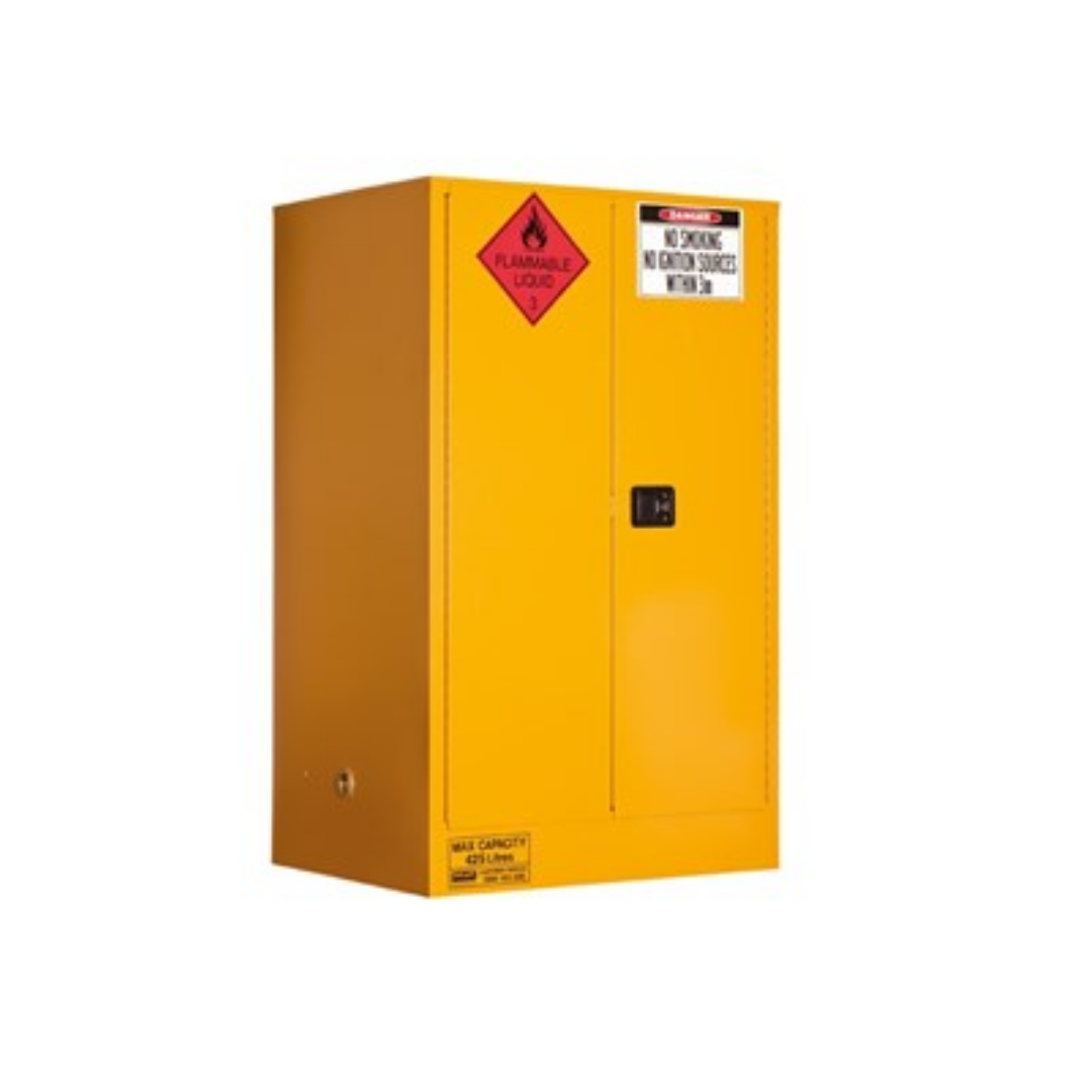 Flammable Liquid Storage Cabinet: 425L - 2 Doors - 3 Shelves