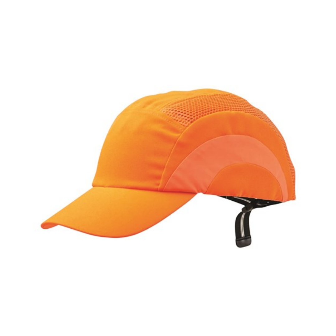 Bump Cap - Standard Peak (Orange & Black)