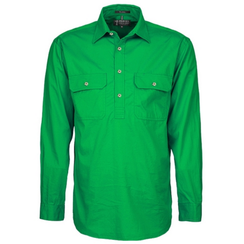 Men's Pilbara L/Sleeve C/Front Shirt RM200CF