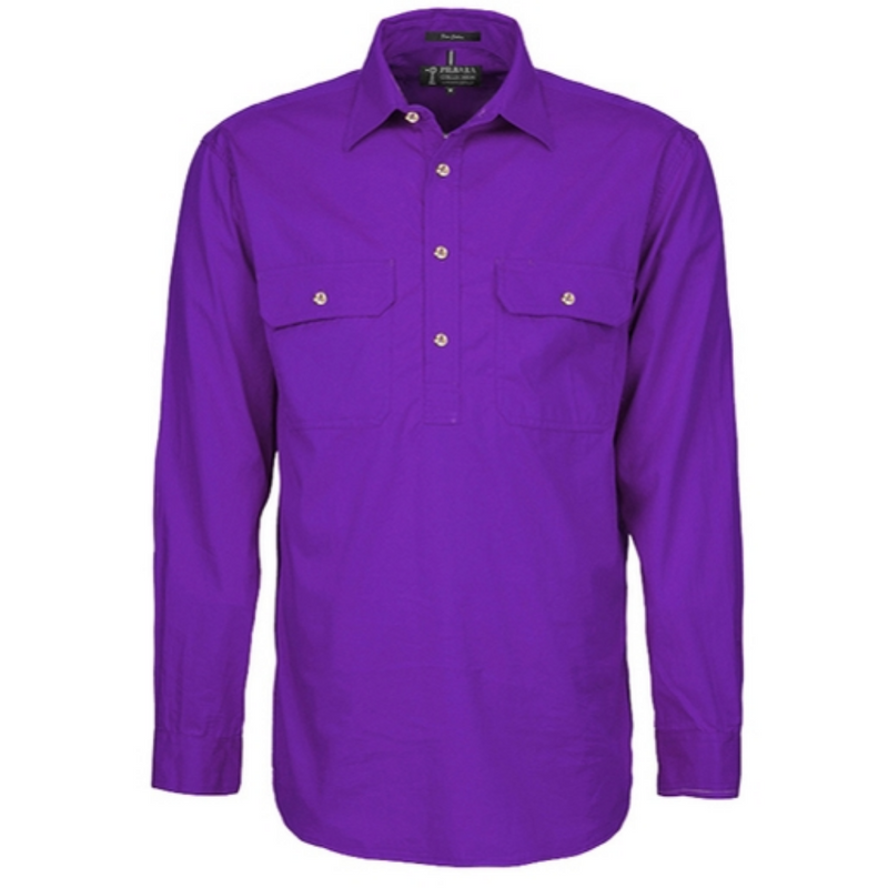 Men's Pilbara L/Sleeve C/Front Shirt RM200CF