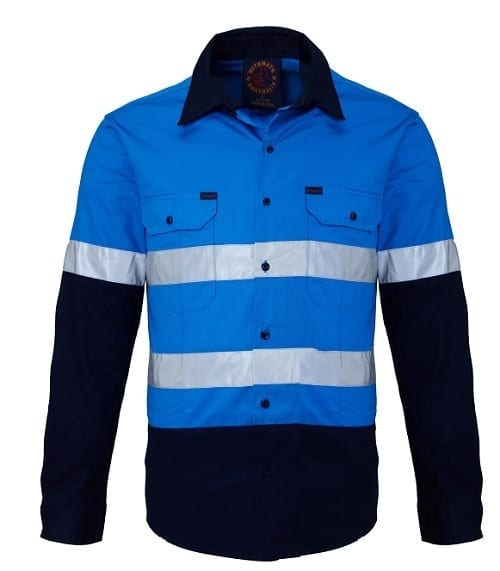Kids Drill Shirts with Reflective Tape RM4050R