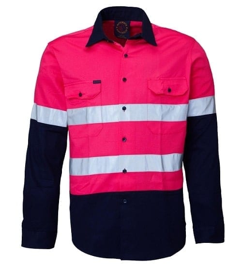 Kids Drill Shirts with Reflective Tape RM4050R
