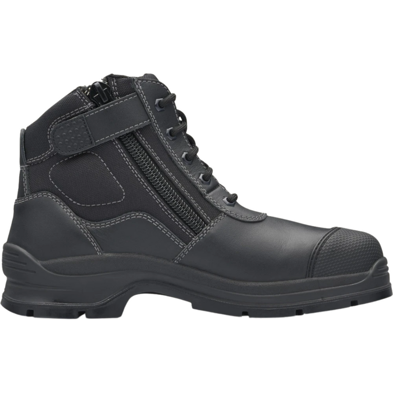 Safety shoes with hot sale side zip