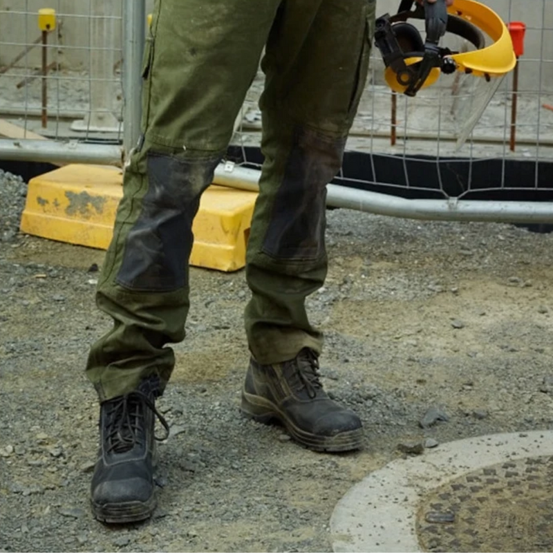 Blundstone 319 Men's Zip Side Safety Boots - Black