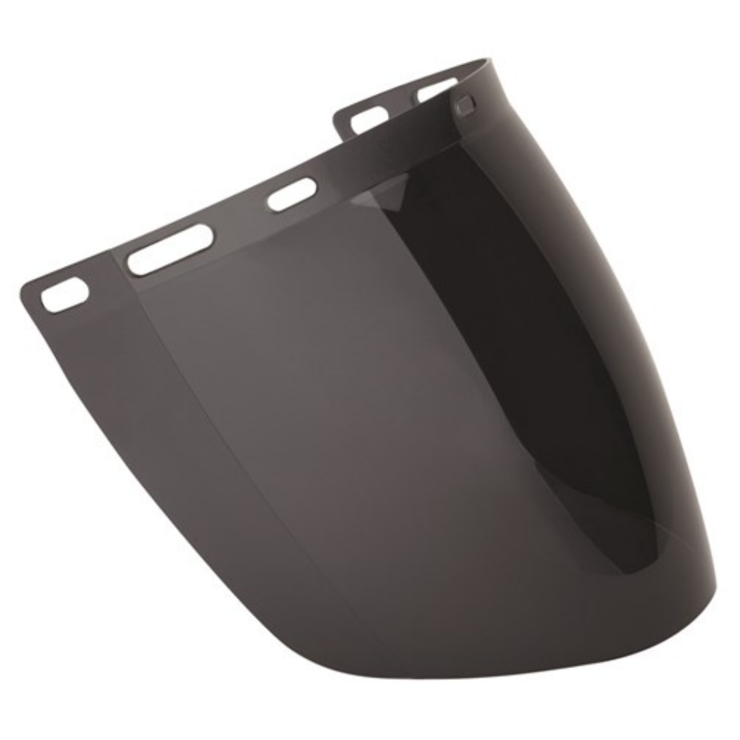 SMOKE HARD HAT VISOR