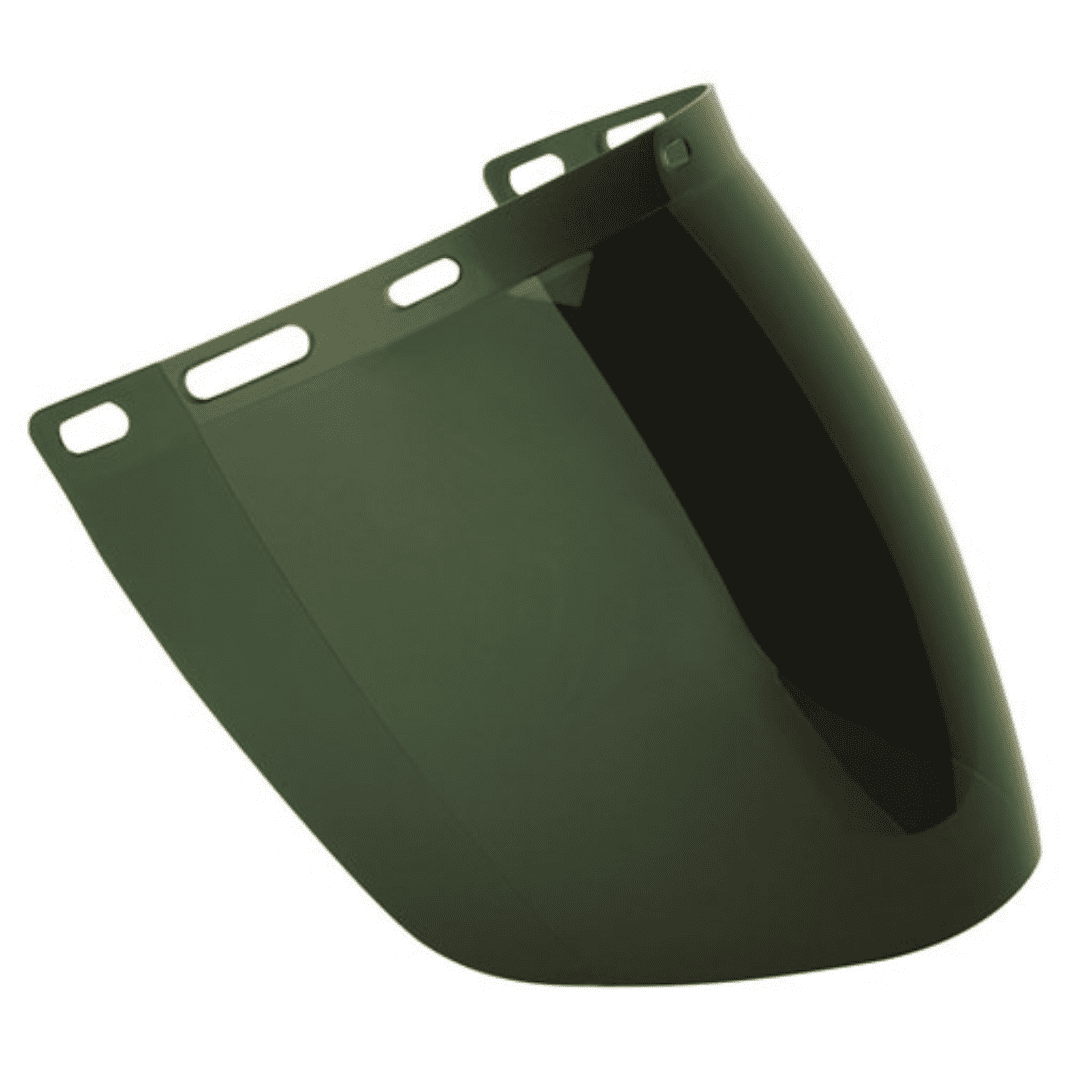 SMOKE HARD HAT VISOR