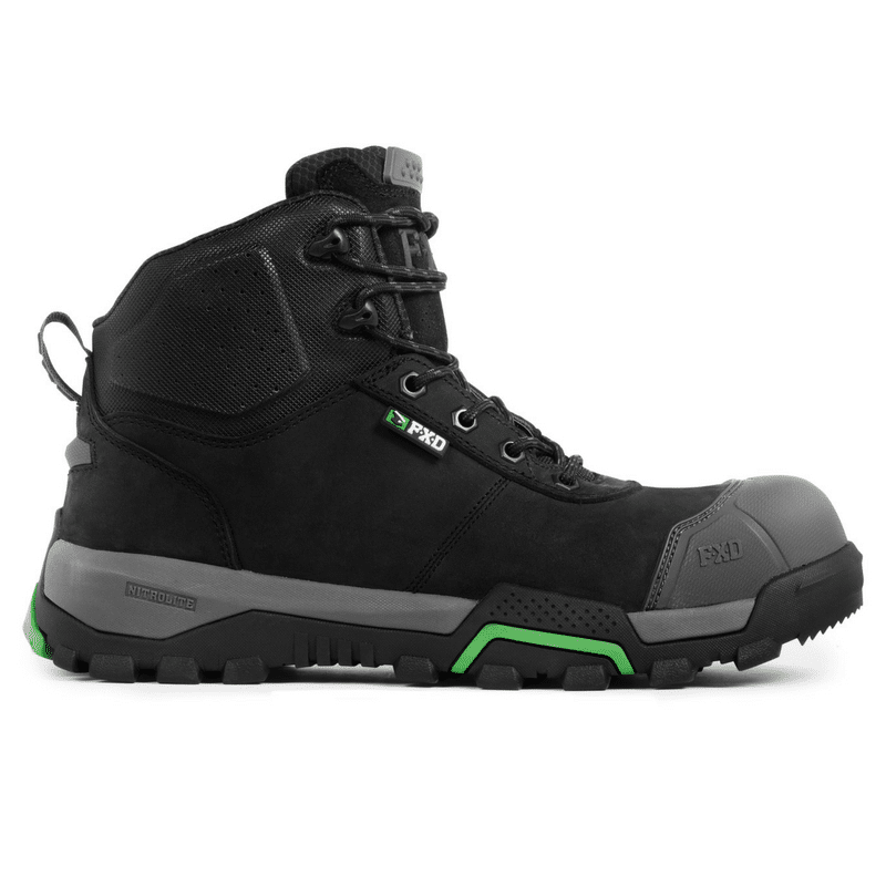 FXD Mens WB.2 Nitrolite Mid Cut Zip Side Work Boot