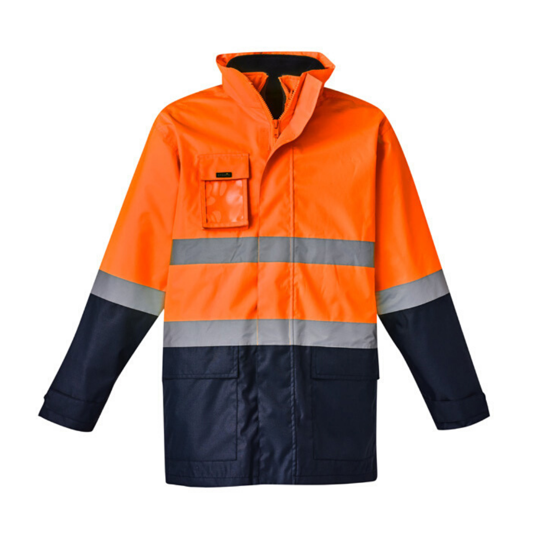 ZJ220* Syzmik Men's Hi Vis Basic 4 in 1 Waterproof Jacket