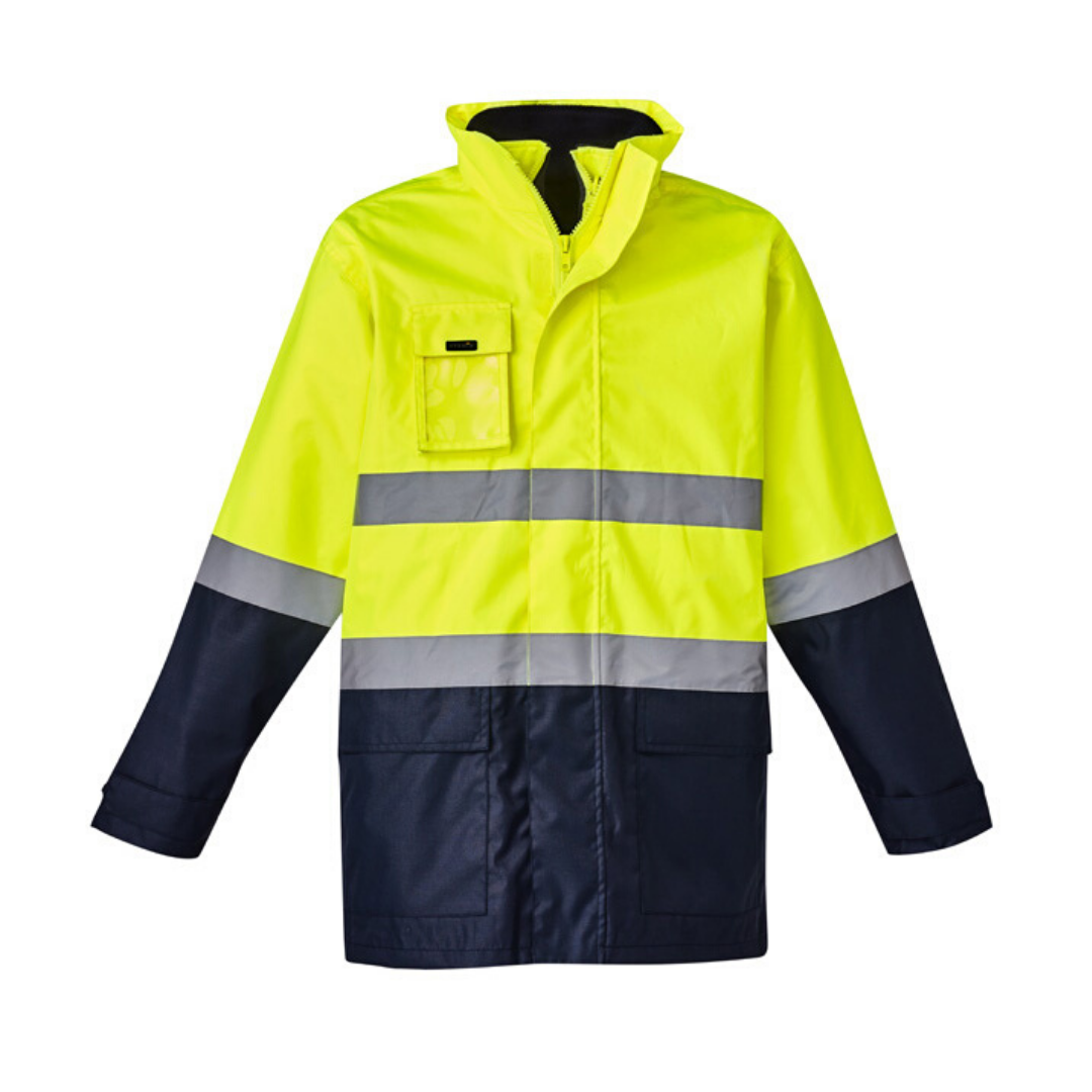 ZJ220* Syzmik Men's Hi Vis Basic 4 in 1 Waterproof Jacket