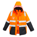 ZJ532* Syzmik Men's Hi Vis 4 in 1 Waterproof Jacket