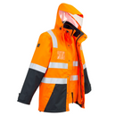ZJ532* Syzmik Men's Hi Vis 4 in 1 Waterproof Jacket