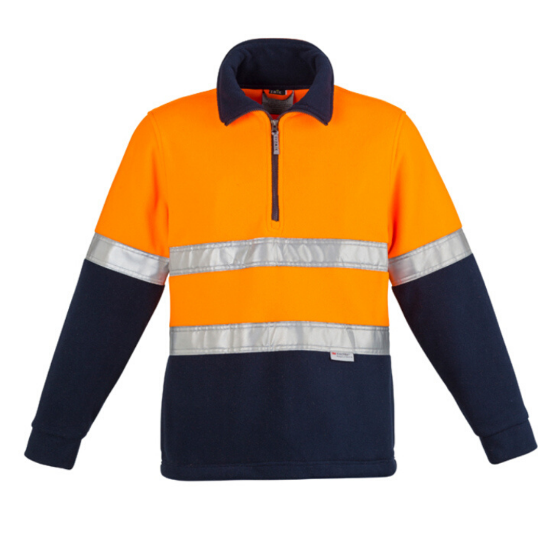 ZT461* Syzmik Men's Hi Vis 1/4 Zip Pullover Taped
