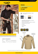 ZW400 Men's Rugged Cooling Men's L/S Shirt