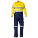Bisley Men's Hi Vis 2 Toned Light Weight Overalls with Tape BC6719TW