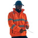 Bisley BJ6770T*  Men's/Unisex Taped Hi Vis Wet Weather Bomber Jacket