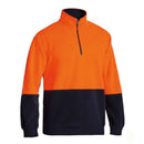 Bisley Men's Hi Vis Polar Fleece Zip Pullover BK6889*