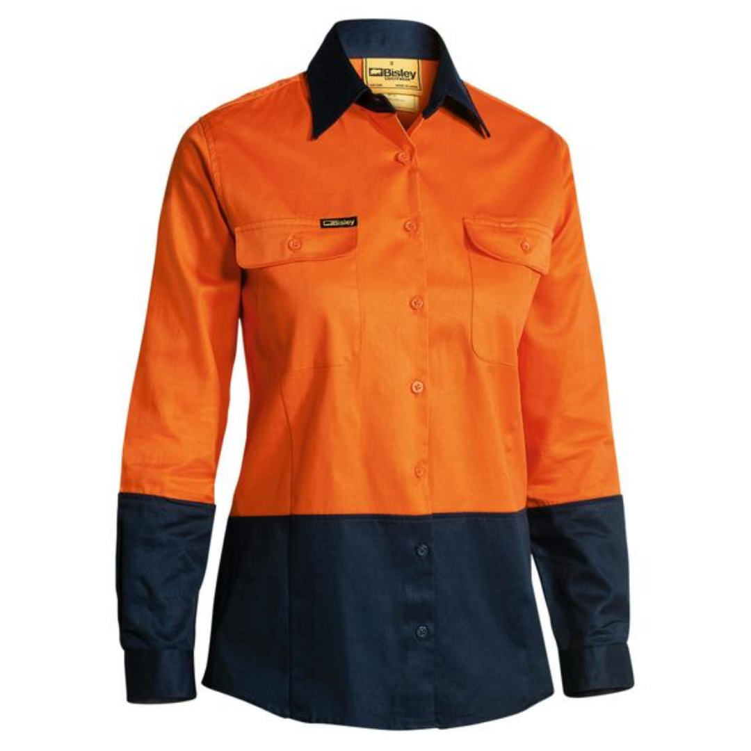 Bisley Women's Hi Vis Drill Shirt BL6267*