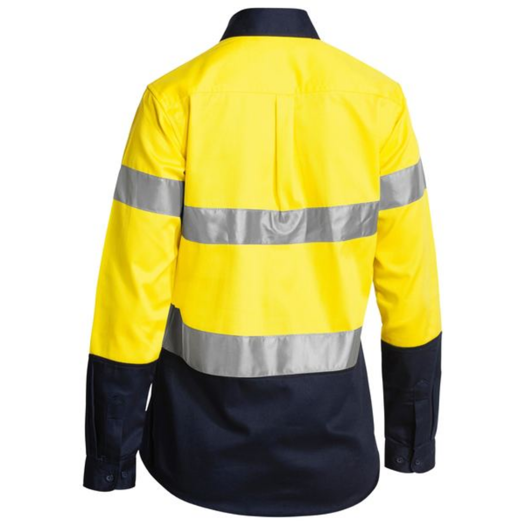 Bisley Women's Taped Hi Vis Drill Shirt BLT6456*