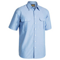 Bisley Men's Oxford Shirt - Short Sleeve