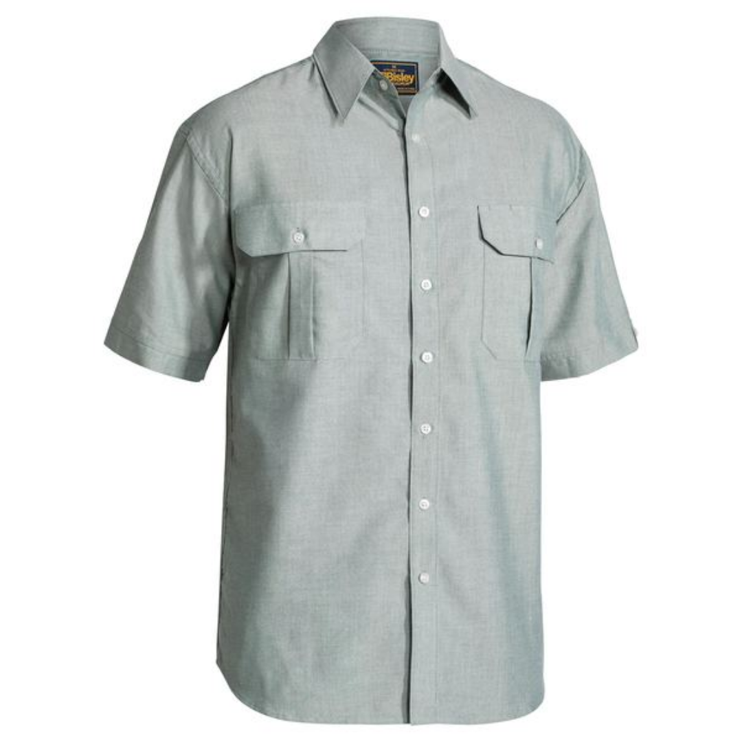 Bisley Men's Oxford Shirt - Short Sleeve BS1030