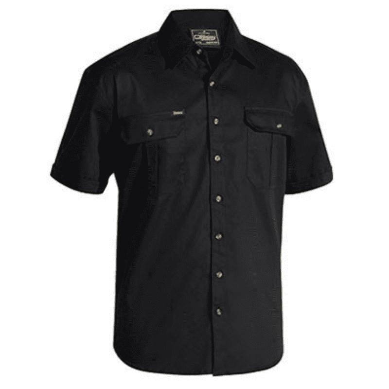 Bisley Men's Original Cotton Drill Shirt S/Sleeve BS1433