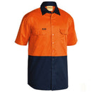 Bisley Men's Hi-Vis Cool Lightweight Drill Shirt BS1895