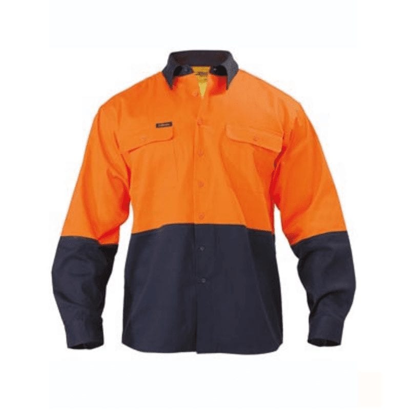 Bisley Men's Hi Vis Drill Shirt BS6267