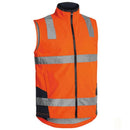 Bisley Men's Taped Hi Vis Soft Shell Vest BV0348T*