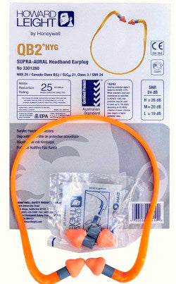 Howard Leight QB2 Quite Band Earplug 25dB (BOX OF 10)