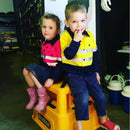 Kids Drill Shirts with Reflective Tape RM4050R