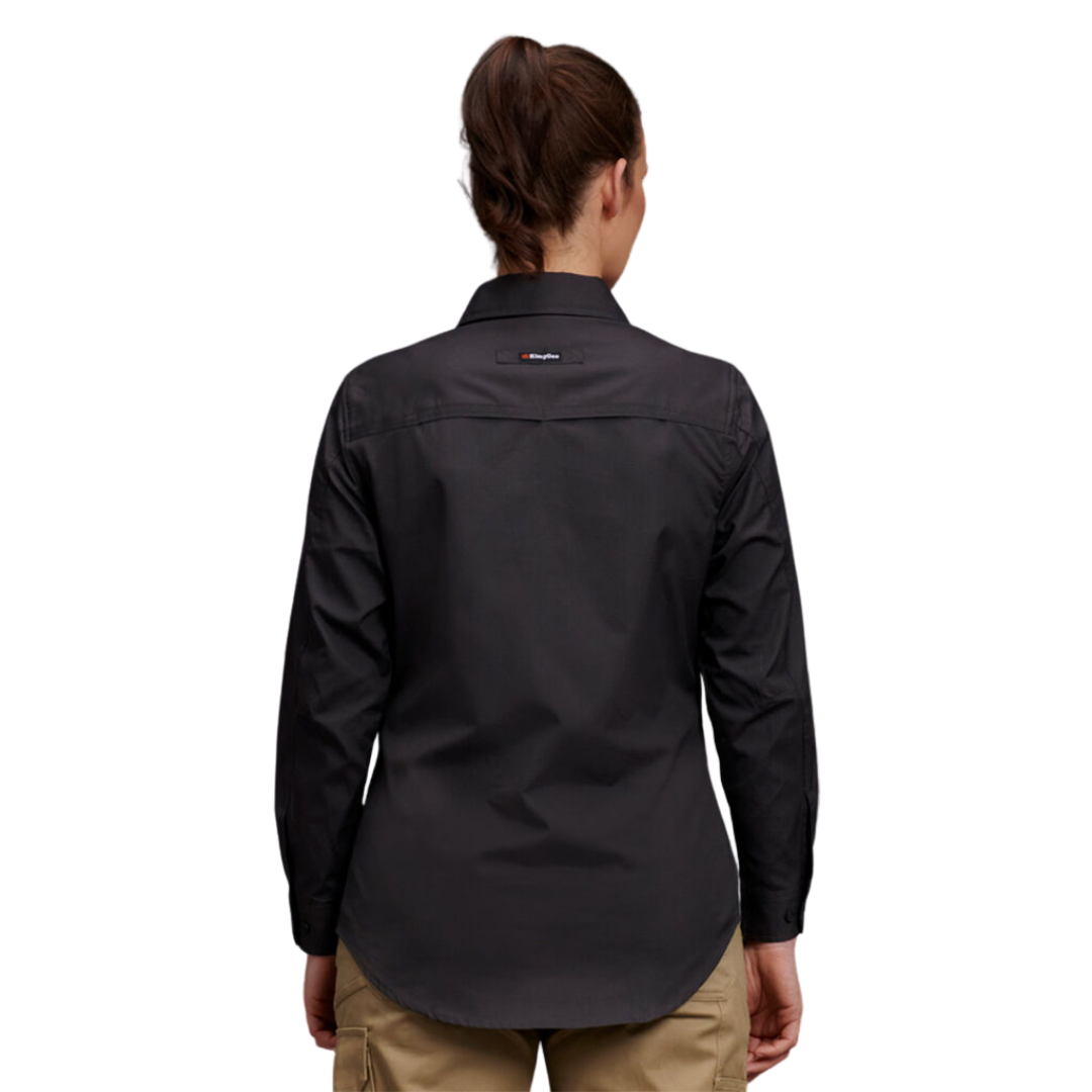 K69880* King Gee Ladies Workcool 2 Shirt Long Sleeve